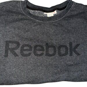 BLACK REEBOK PULLOVER SWEATSHIRT
